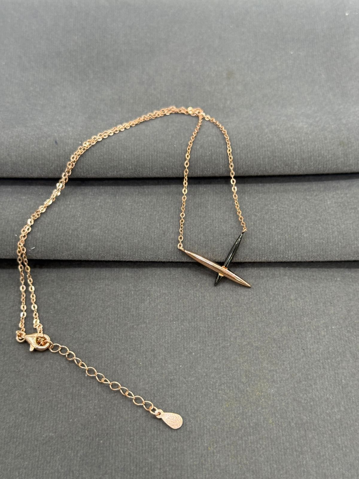 Rose Gold 92.5 Silver Tiffany Minimalist Chain